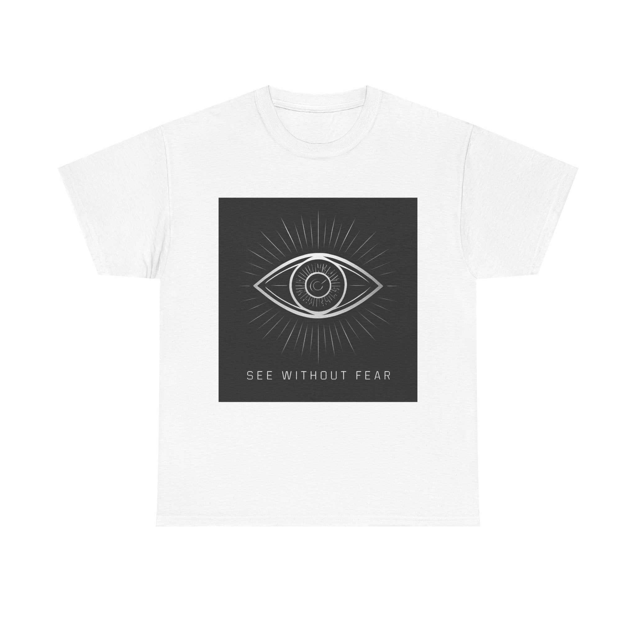 Mystical Unisex Heavy Cotton Tee: See Without Fear