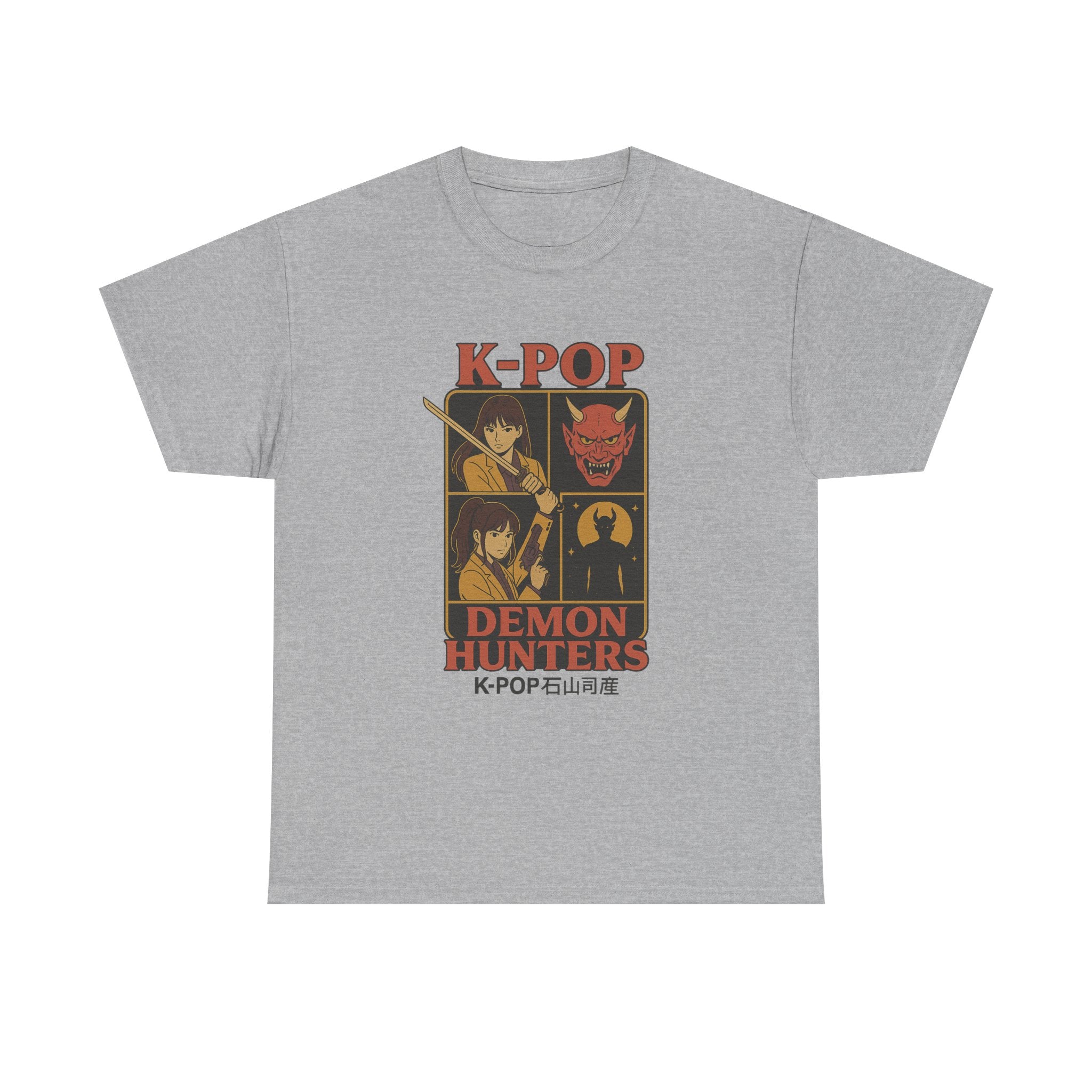 K-Pop Demon Hunters - Unisex Tee, Korean Pop Music Fan Shirt, Graphic T-Shirt, K-Drama Lover Top, Asian Fashion Wear, Edgy Street Style