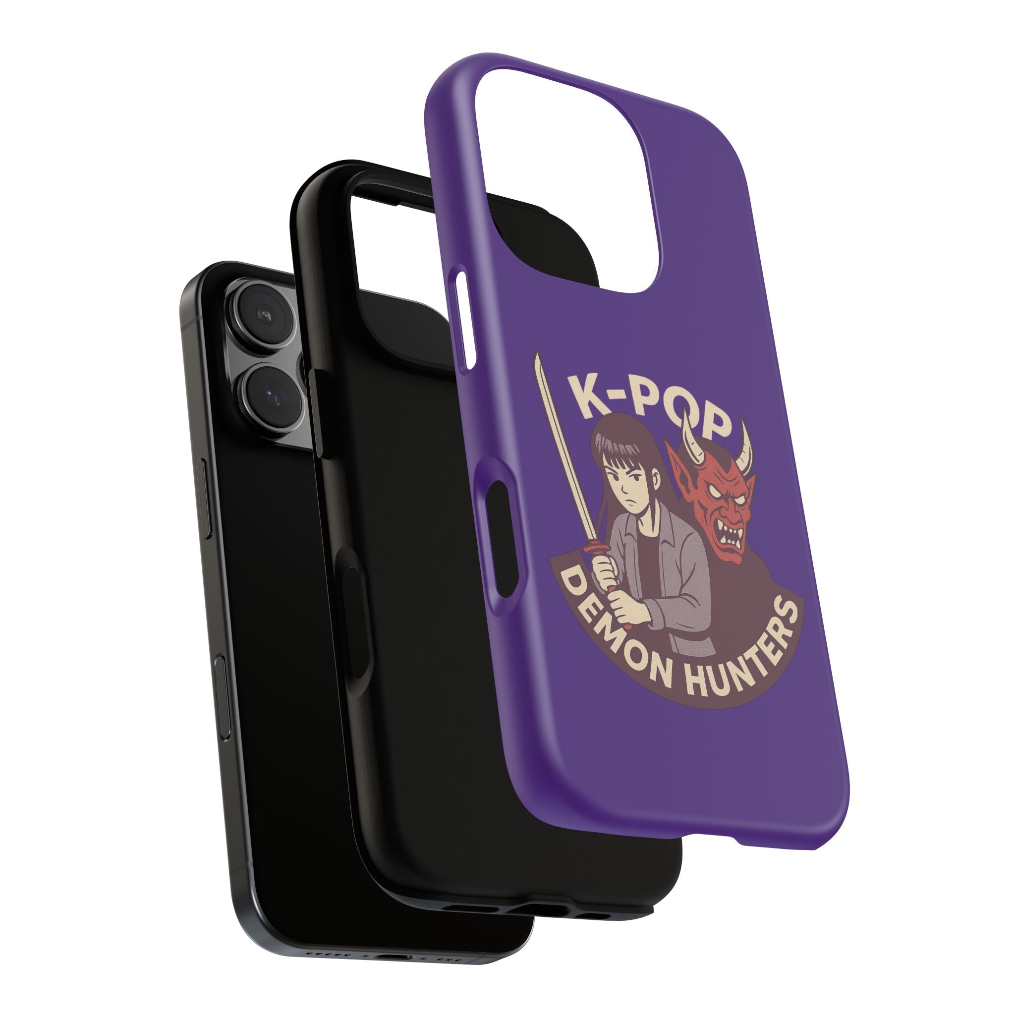 K-Pop Demon Hunters Phone Case, Tough Cases for Anime Fans, Unique Gift for Musicians, Holiday Present for Teens, Stylish Tech Accessories