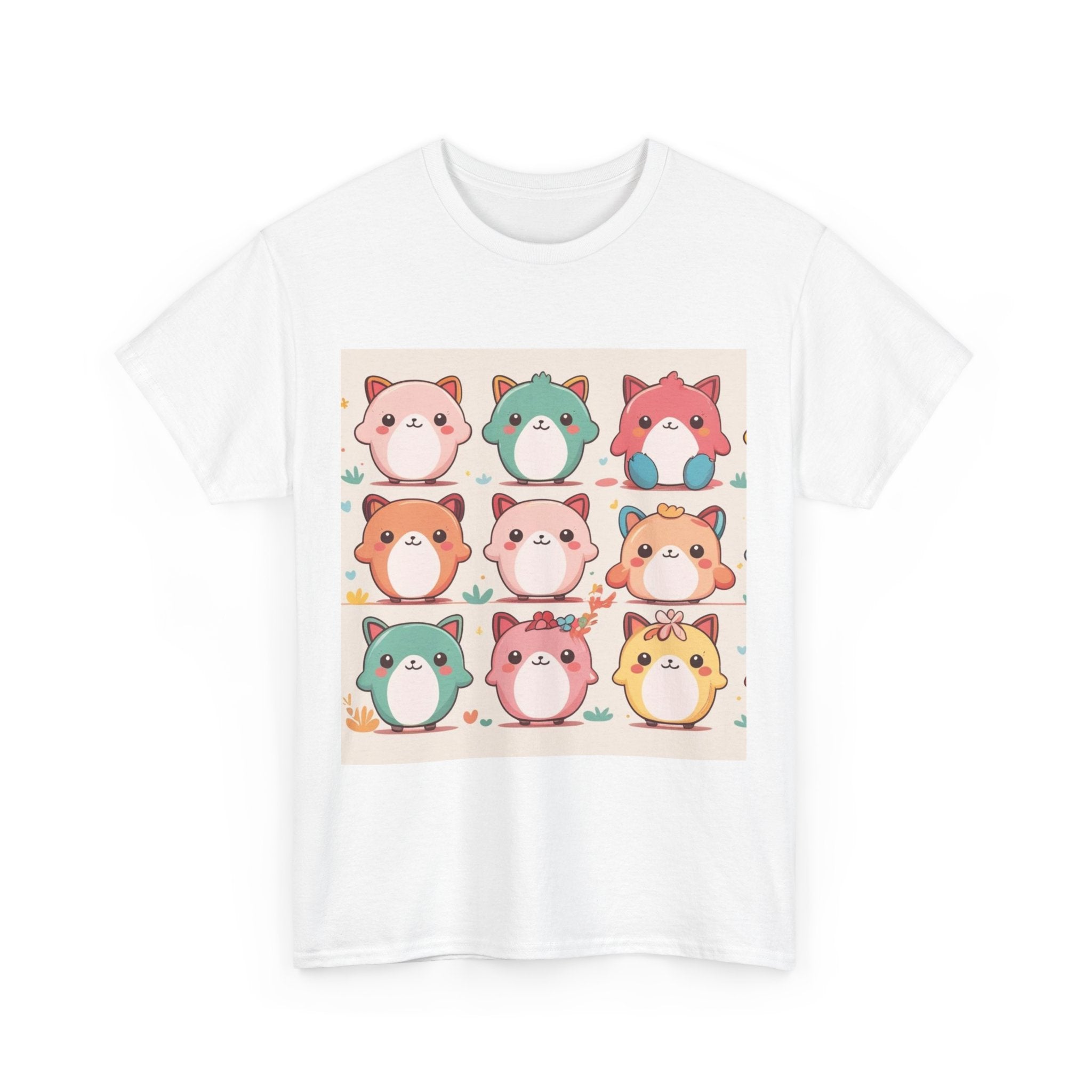 Kawaii Monster Shirt, Unisex Graphic Tshirt, Men Women Fashion Top, Cute Creature Apparel