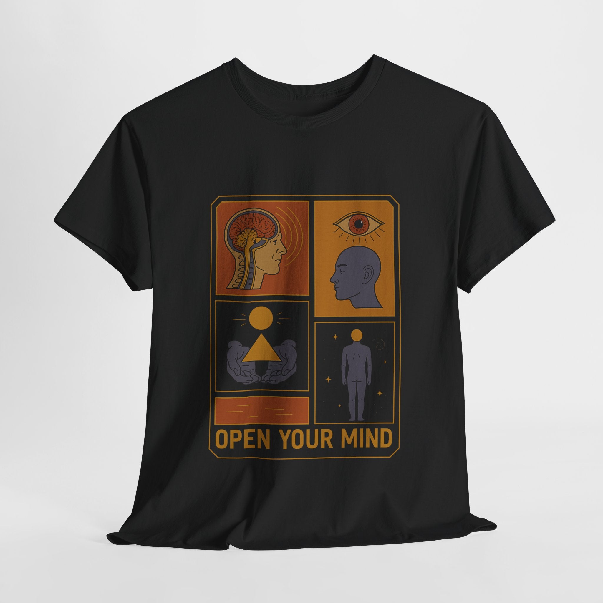 Open Your Mind - Graphic UNISEX T-shirt by Blackstone