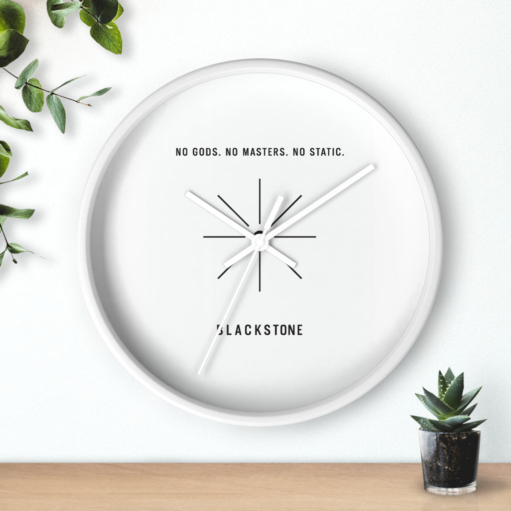 Inspirational Wall Clock - Modern Home Decor - Unique gift for Him
