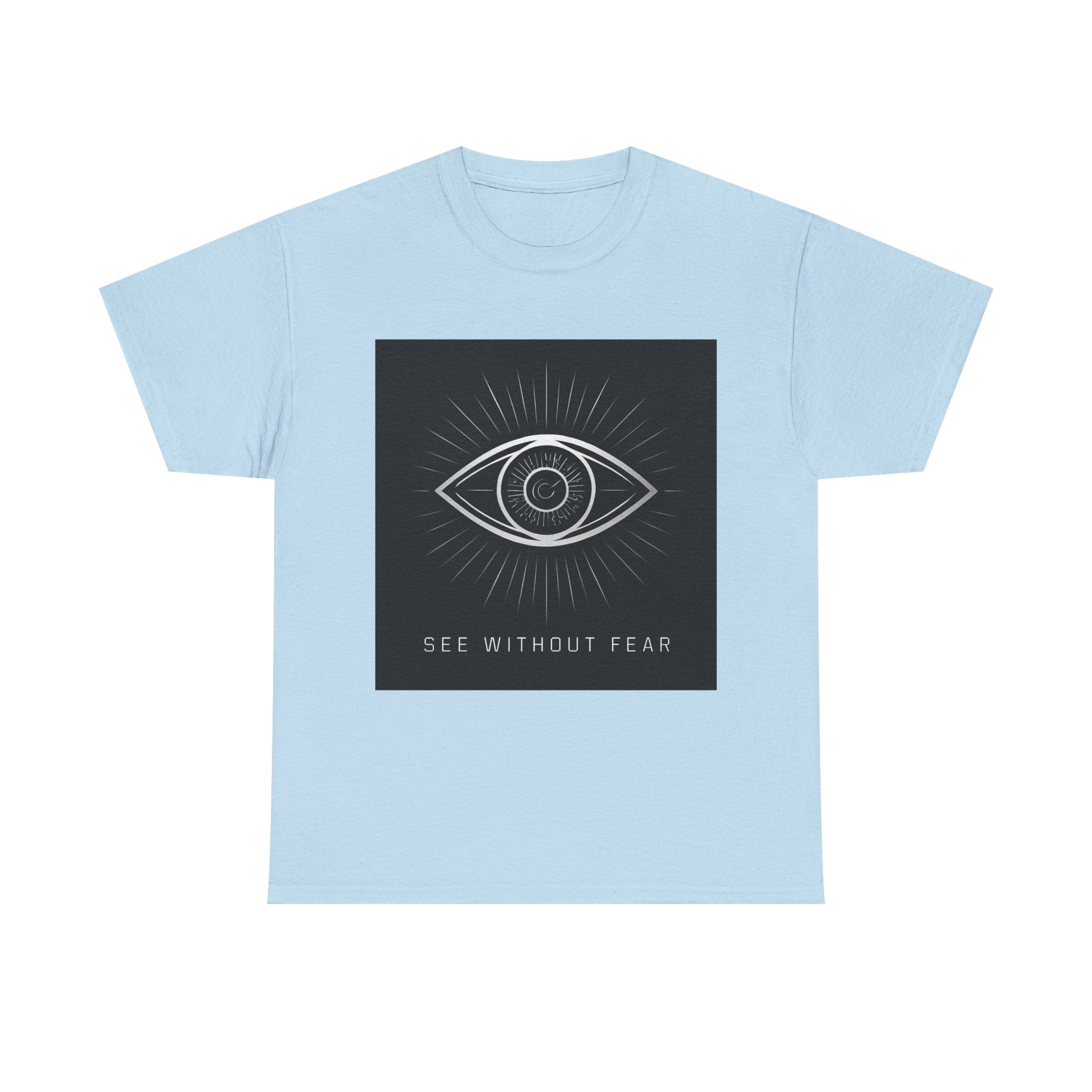 Mystical Unisex Heavy Cotton Tee: See Without Fear