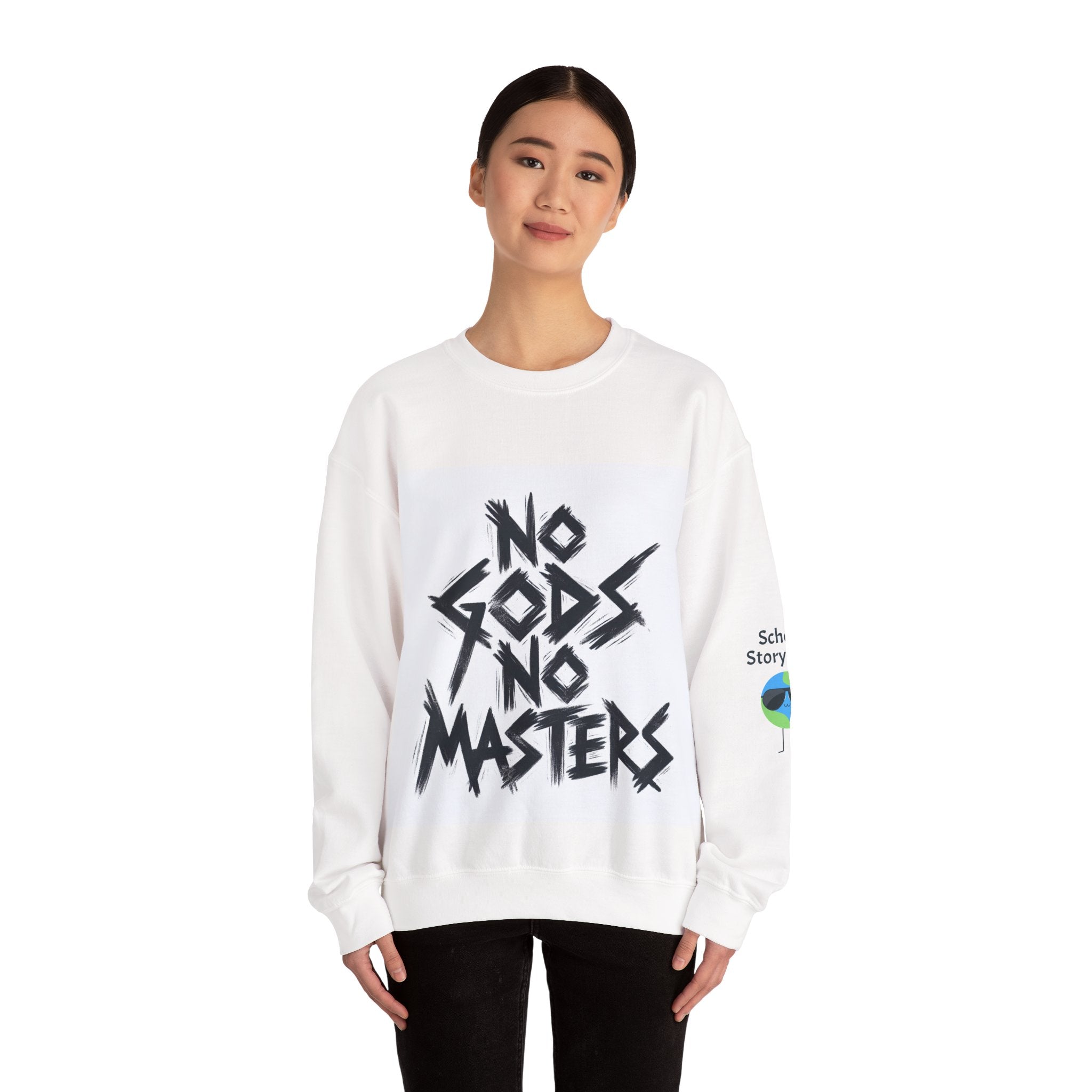 No Gods No Masters Sweatshirt - Heavy Blend™ Crewneck Sweatshirt