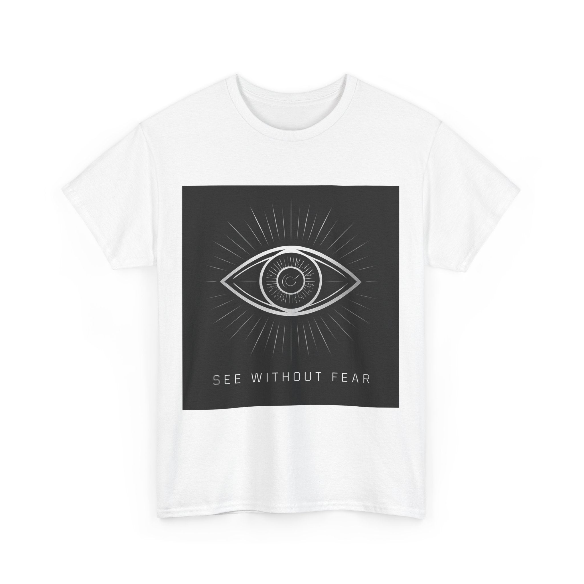 Mystical Unisex Heavy Cotton Tee: See Without Fear