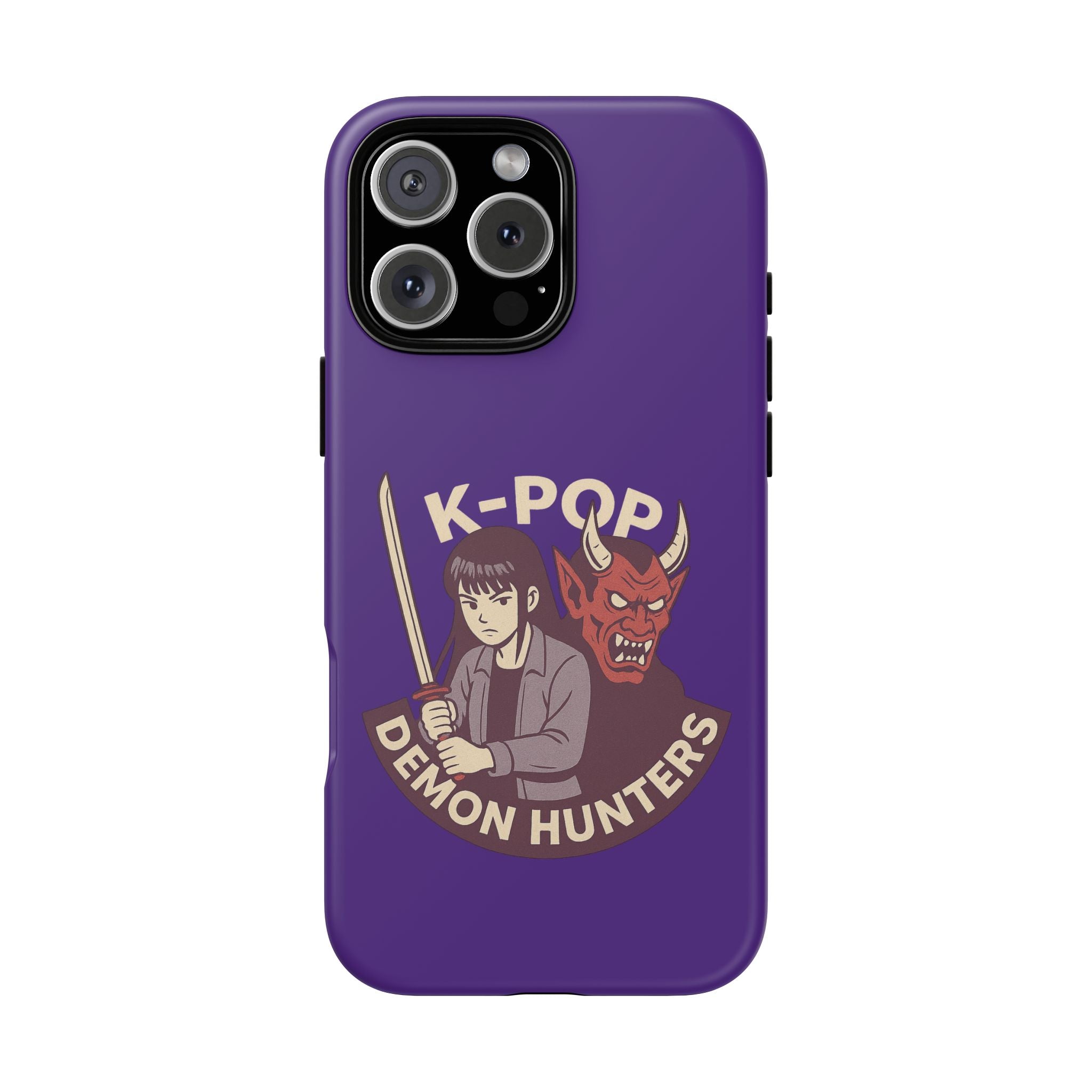 K-Pop Demon Hunters Phone Case, Tough Cases for Anime Fans, Unique Gift for Musicians, Holiday Present for Teens, Stylish Tech Accessories