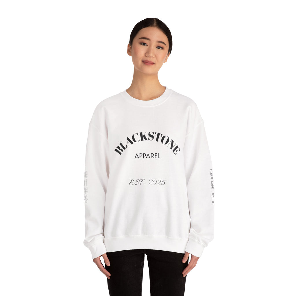 Stylish Crewneck Sweatshirt, Cozy Blackstone Apparel, Gift for Her, Streetwear Fashion, Casual Outfit