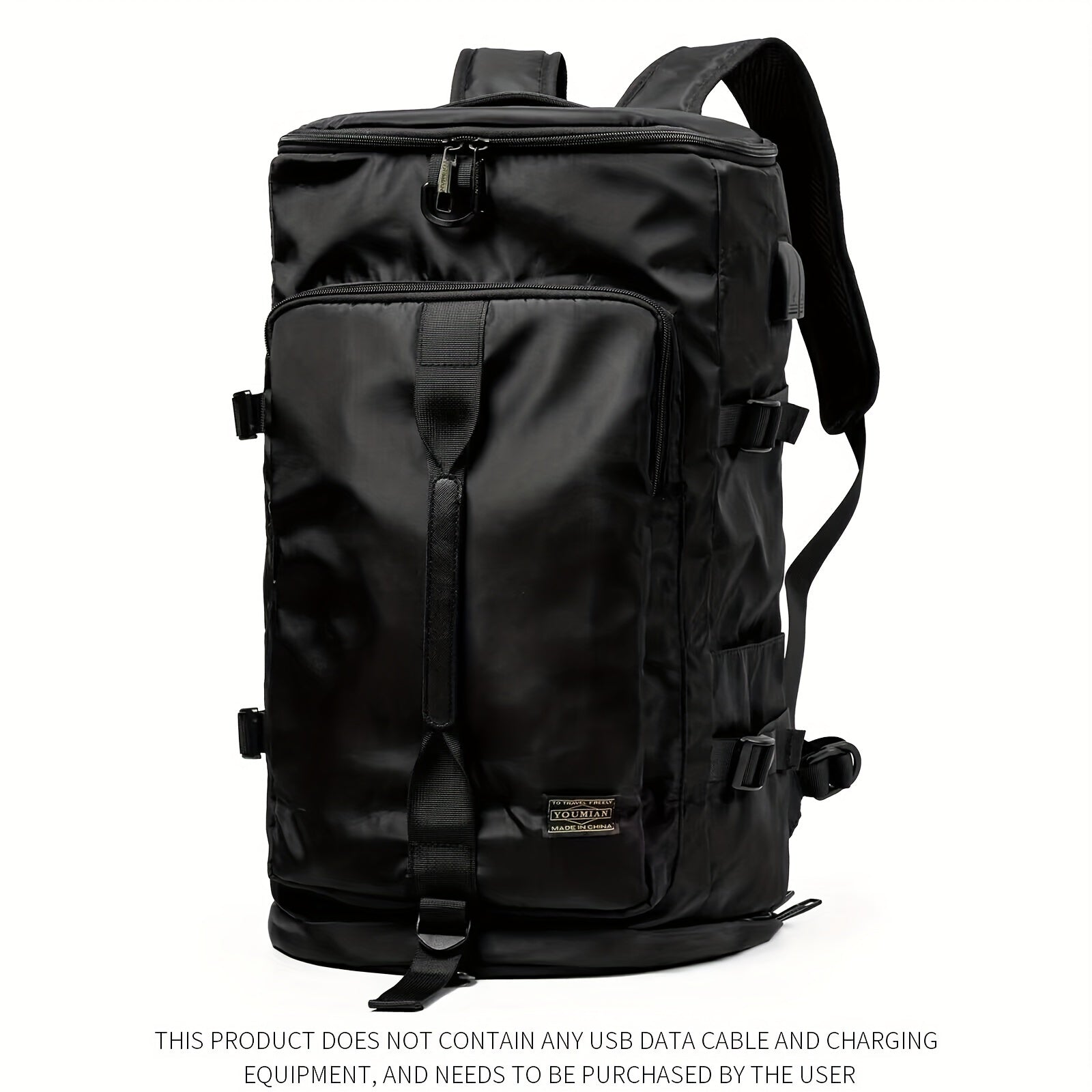 Travel Sports Backpack with Shoe Compartment-2