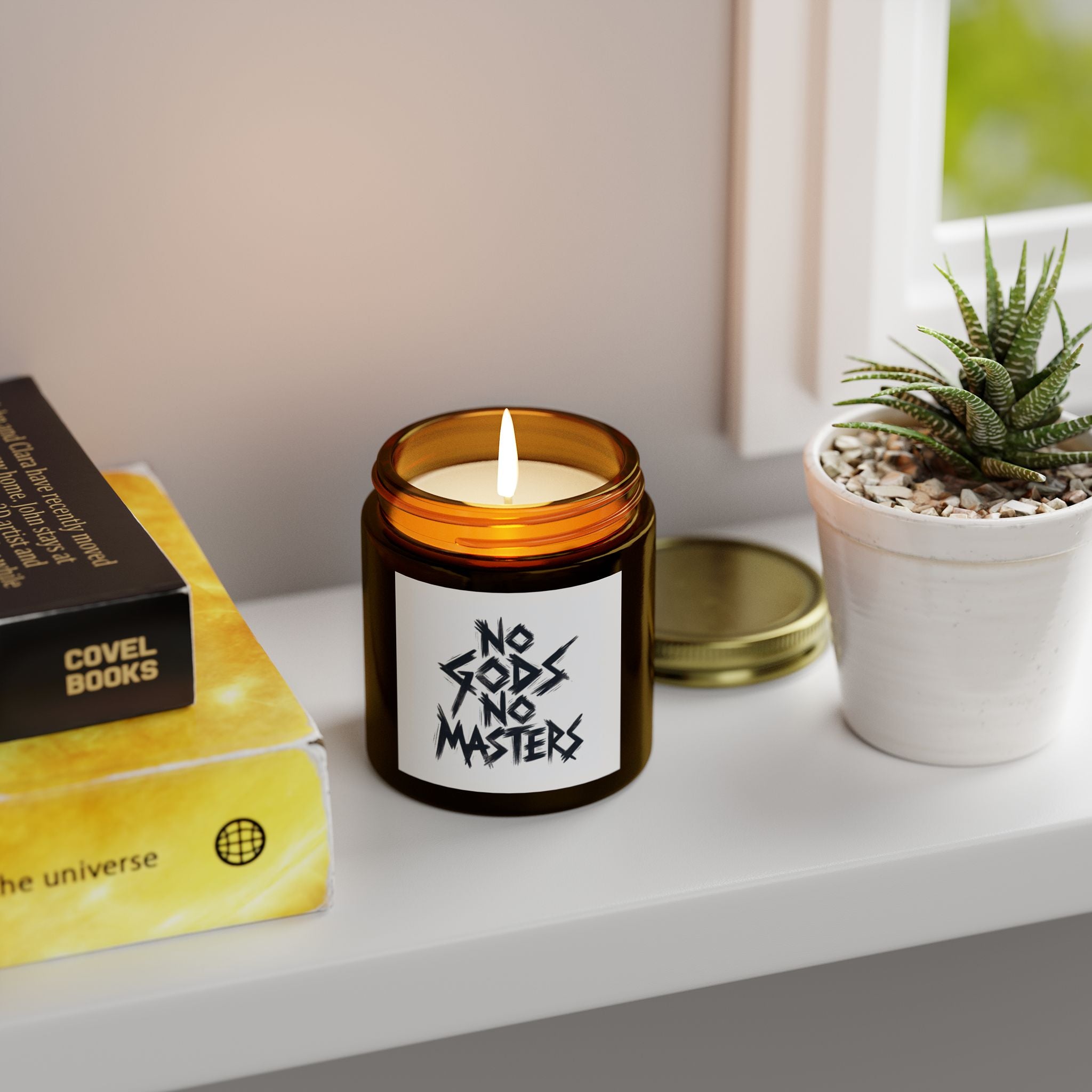 Scented Candle | No Gods No Masters | Eco-Friendly Aromatherapy