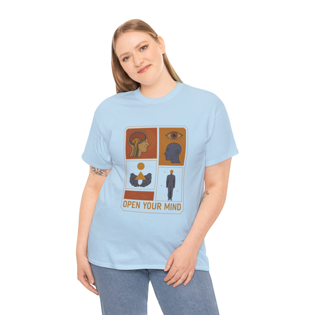 Open Your Mind - Graphic UNISEX T-shirt by Blackstone