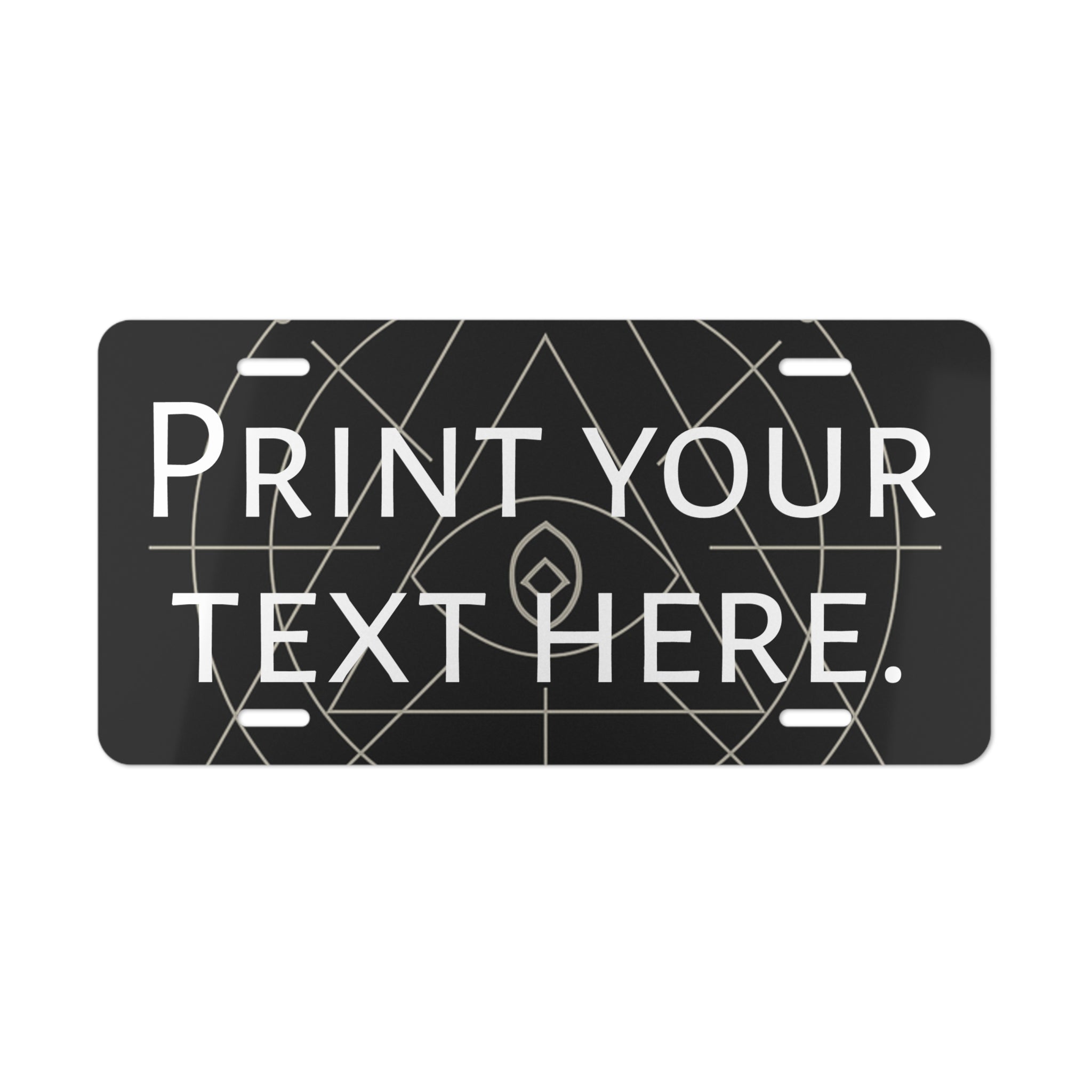Eye-Catching Vanity Plate - Decorative License Plate - Custom Car Accessory
