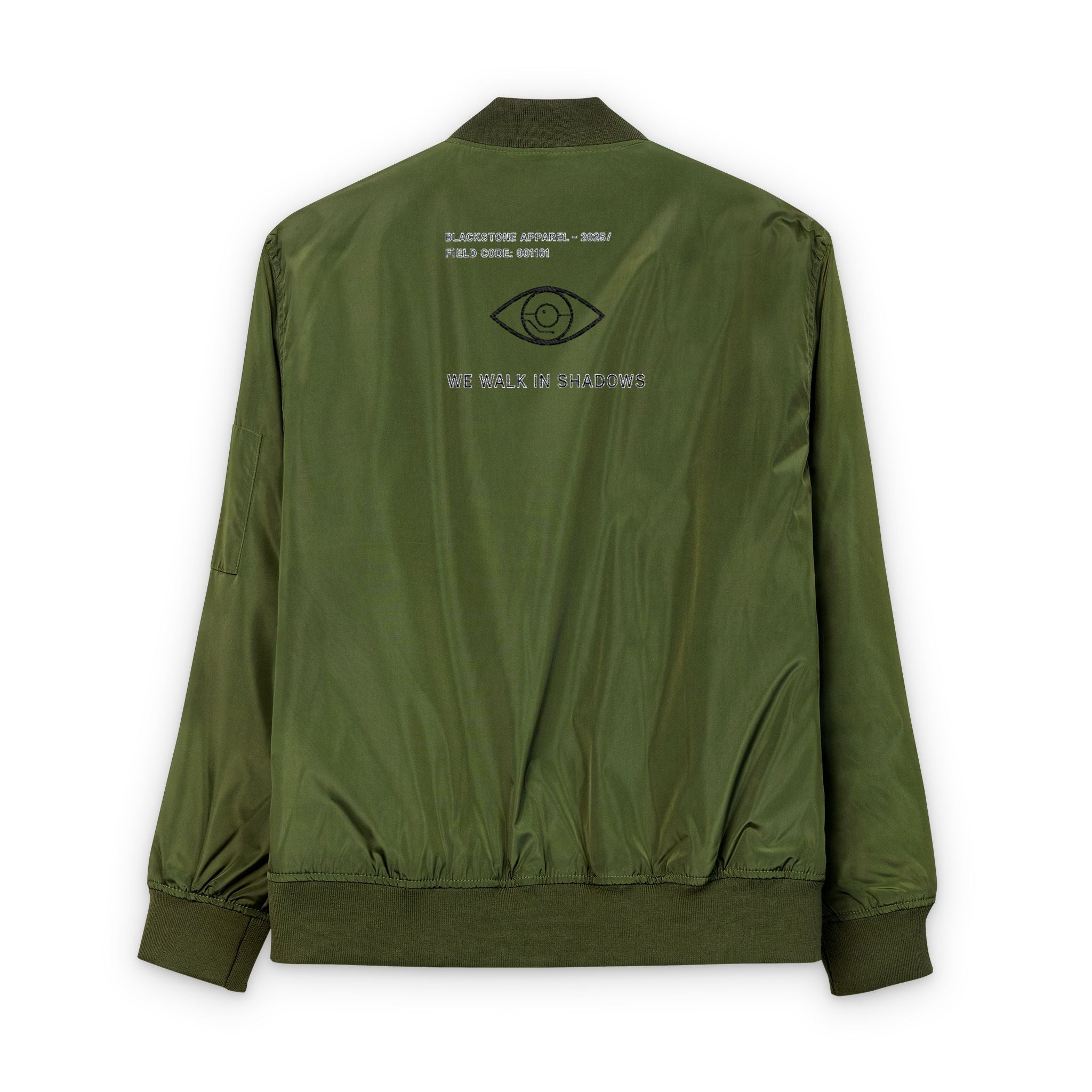 Eco-Friendly Bomber Jacket, Sustainable Embroidered Coat, Upcycled Outerwear, Recycled Fashion Statement, Earth-Friendly Patched Jacket