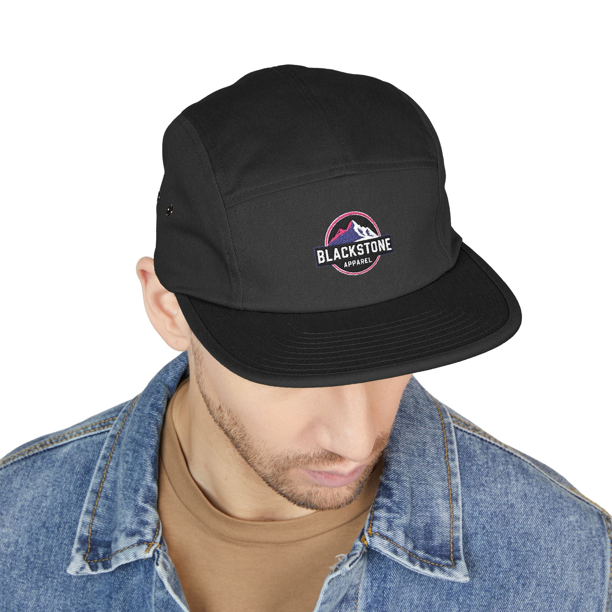 Embroidered 5 Panel Cap - Stylish Hat for Adventurers, Perfect Gift for Outdoor Lovers, Casual Wear, Hiking, Camping, Everyday Fashion