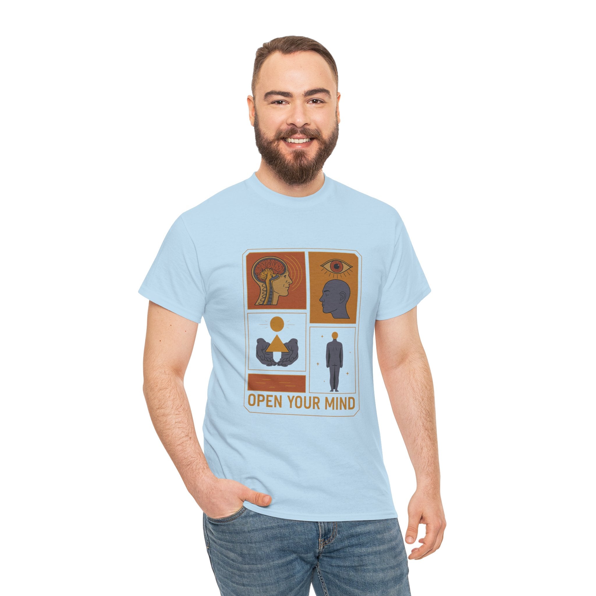 Open Your Mind - Graphic UNISEX T-shirt by Blackstone