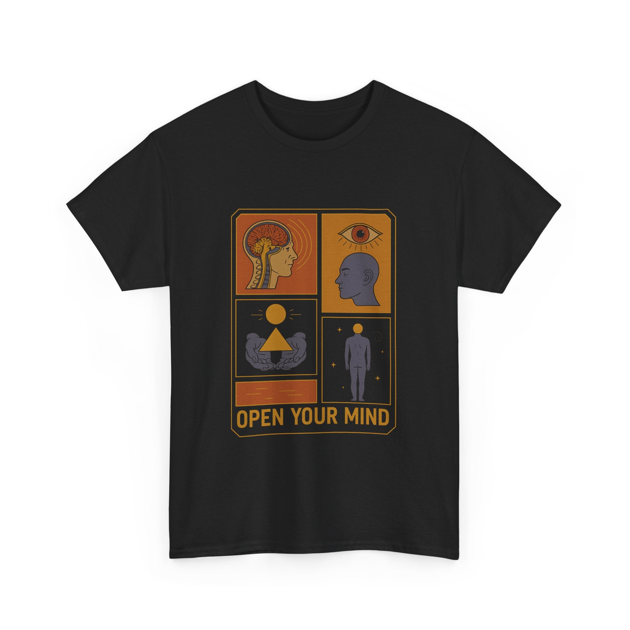 Open Your Mind - Graphic UNISEX T-shirt by Blackstone
