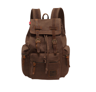 Men's Vintage Canvas Backpack-0